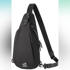 Waterfly Crossbody Sling NWT Black Stickers Included!